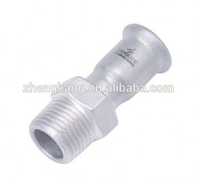 Adapter female threaded stainless/galvanized carbon steel press fitting M profile